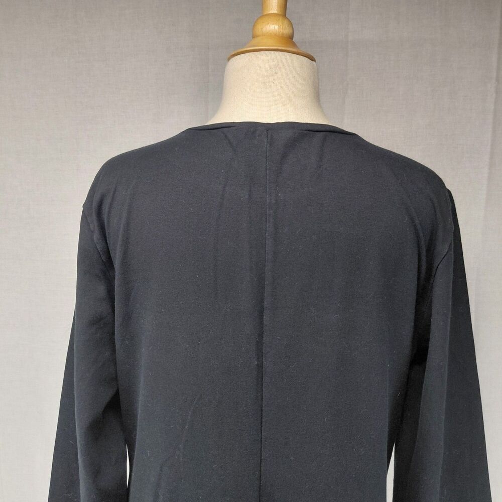 NWOT Old Navy LS Scoop Neck Knee Length Shirt Dress Black Sz XL Tall - Picture 6 of 7